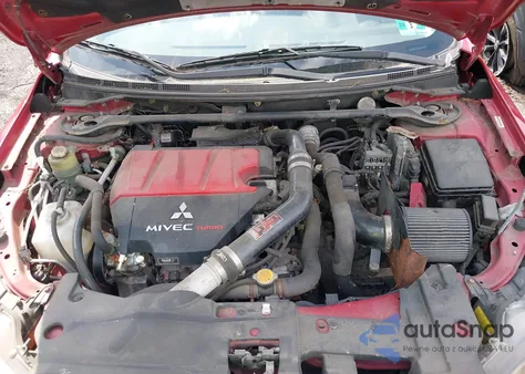 2008 Mitsubishi Lancer Evolution Gsr из США, поврежденный, VIN JA3AW86V58U048553